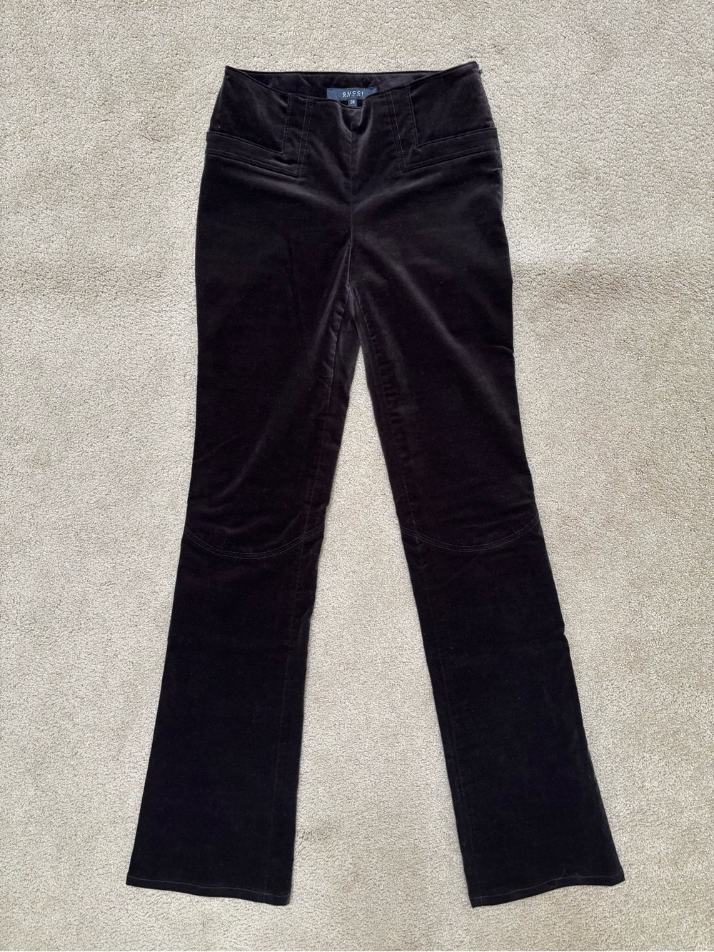 Gucci Tom Ford Velvet Flare Pants